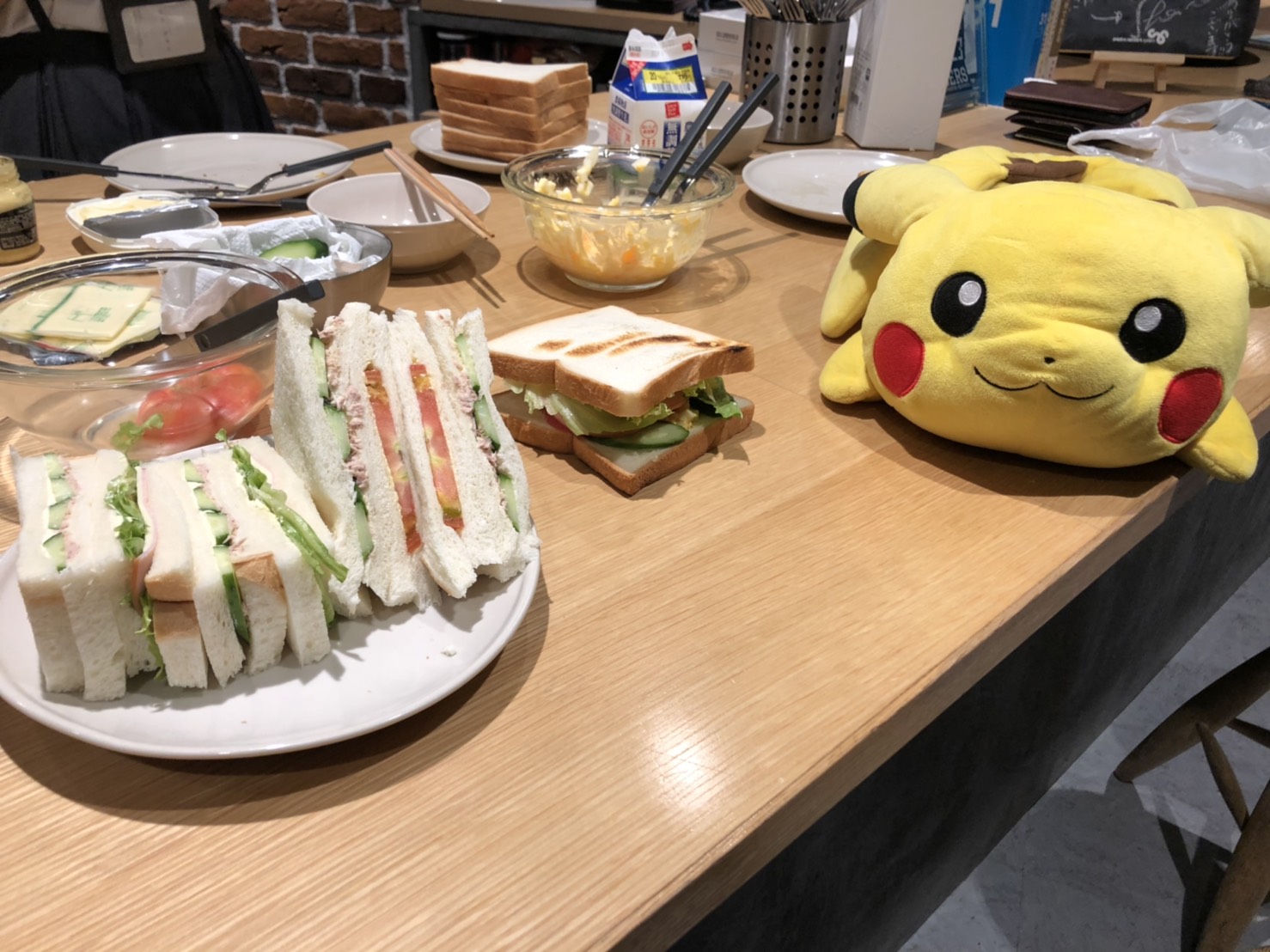 お盆明けサンドウィッチランチ